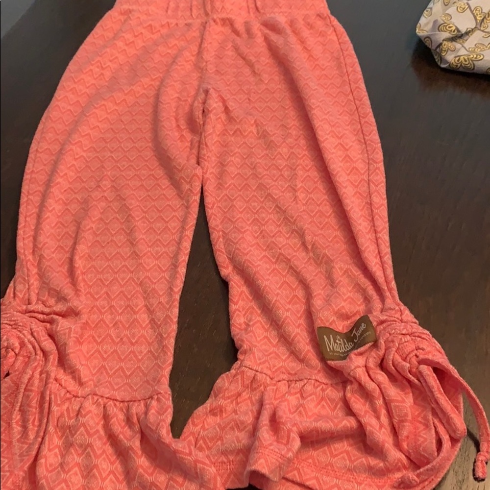 Matilda Jane girls ruffle pants size 10